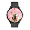 Bulldog Dog Print Wrist Watch