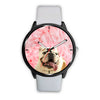 Bulldog Dog Print Wrist Watch