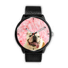 Bulldog Dog Print Wrist Watch