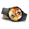 Cute Bulldog Dog Print Wrist Watch