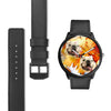 Cute Bulldog Dog Print Wrist Watch