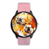 Cute Bulldog Dog Print Wrist Watch