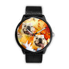 Cute Bulldog Dog Print Wrist Watch