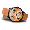 Lovely Bulldog Print Wrist Watch