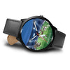 Italian Greyhound Playing football Print Wrist Watch