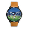 Italian Greyhound Playing football Print Wrist Watch