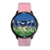 Italian Greyhound Playing football Print Wrist Watch