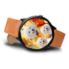 Cute Poodle Dog Print Wrist Watch