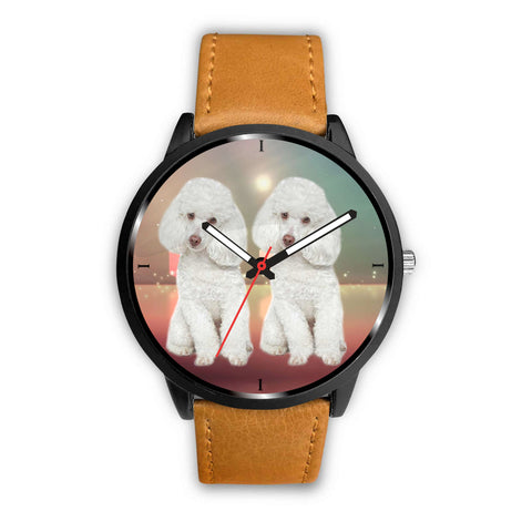 Poodle Dogs Print Wrist Watch