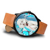 Lovely Poodle Dog Print Wrist Watch