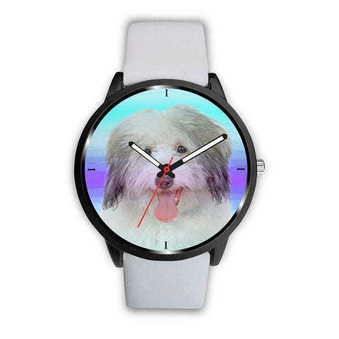 Coton de Tulear Dog Print Wrist Watch