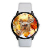 Cute Yorkshire Terrier Dog Print Wrist Watch