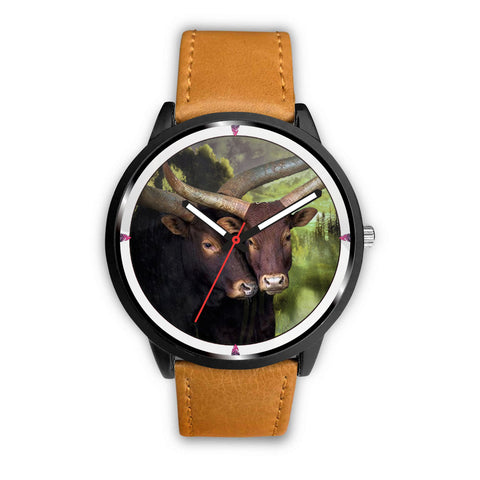 Ankole Watusi Cattle Print Wrist watch