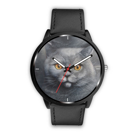 Amazing Russian Blue Cat Print Wrist Watch