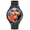 Highland Cattle Art Print Wrist watch