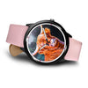 Highland Cattle Art Print Wrist watch