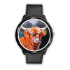 Highland Cattle Art Print Wrist watch