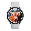 Highland Cattle Art Print Wrist watch