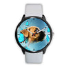 Boxer Dog Print Wrist Watch