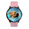 Boxer Dog Print Wrist Watch