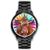 Limousin Cattle Art Print Wrist Watch