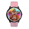 Limousin Cattle Art Print Wrist Watch