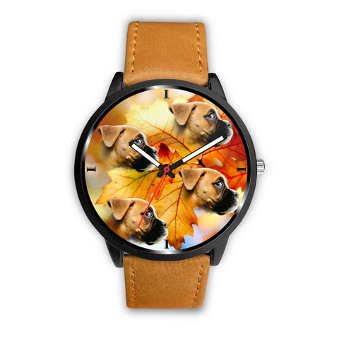 Cute Boxer Dog Print Wrist Watch