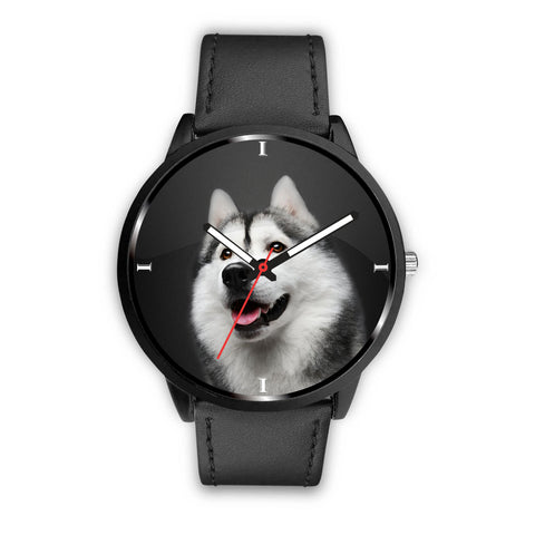 Siberian Husky Print Wrist Watch