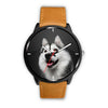 Siberian Husky Print Wrist Watch