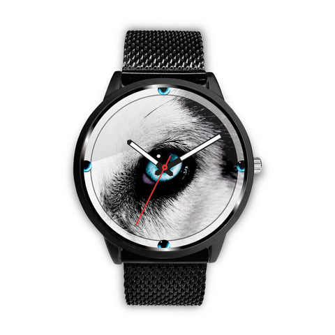 Siberian Husky Dog Eye Print Wrist watch