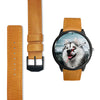 Cute Siberian Husky Print Wrist Watch