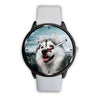 Cute Siberian Husky Print Wrist Watch