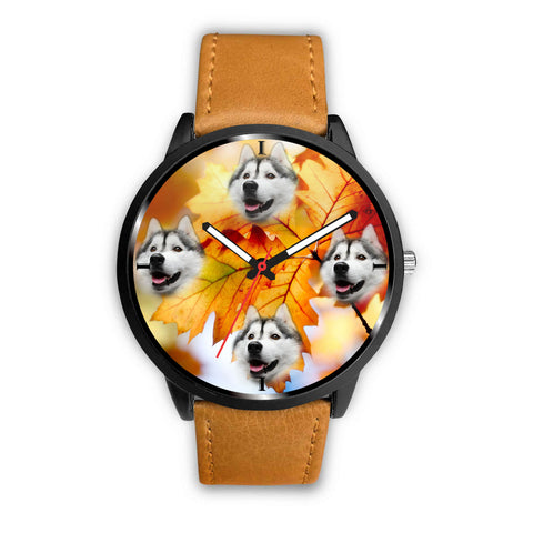 Lovely Siberian Husky Print Wrist Watch