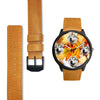 Lovely Siberian Husky Print Wrist Watch