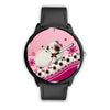 Himalayan guinea pig Pink Print Wrist Watch