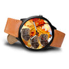 Dachshund Print Wrist Watch