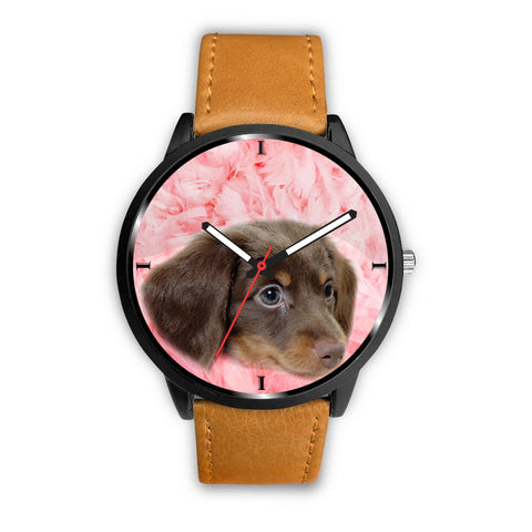 Cute Dachshund Print Wrist Watch