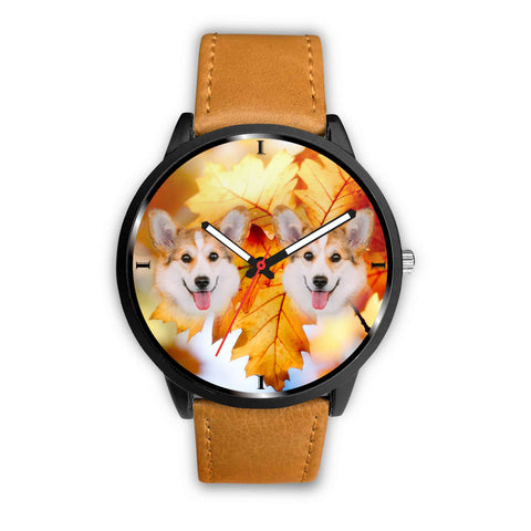 Pembroke Welsh Corgi Print Wrist Watch