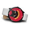 Bombay cat Print On Red Wrist Watch