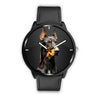 Doberman Pinscher Print Wrist Watch