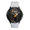 Doberman Pinscher Print Wrist Watch