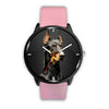 Doberman Pinscher Print Wrist Watch