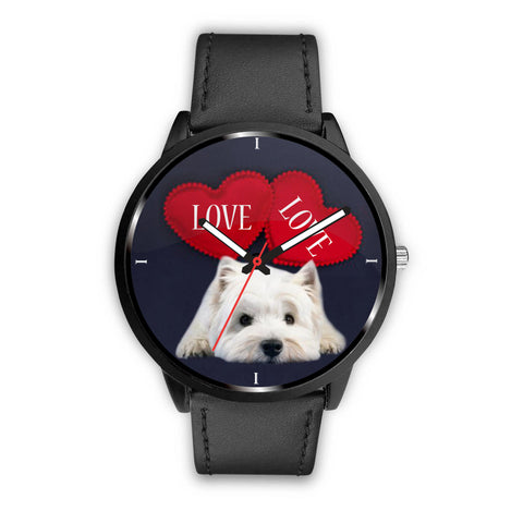 Lovely Westie Print Wrist Watch