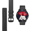 Lovely Westie Print Wrist Watch