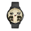 Miniature Schnauzer Print Wrist Watch