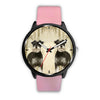 Miniature Schnauzer Print Wrist Watch