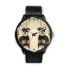 Miniature Schnauzer Print Wrist Watch