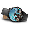 Miniature Schnauzer Dog Print Wrist Watch