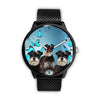 Miniature Schnauzer Dog Print Wrist Watch