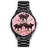 Cute Miniature Schnauzer Print Wrist Watch